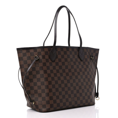 Louis Vuitton Damier Ebene Neo Neverfull MM Rose Ballerine 2 of 8