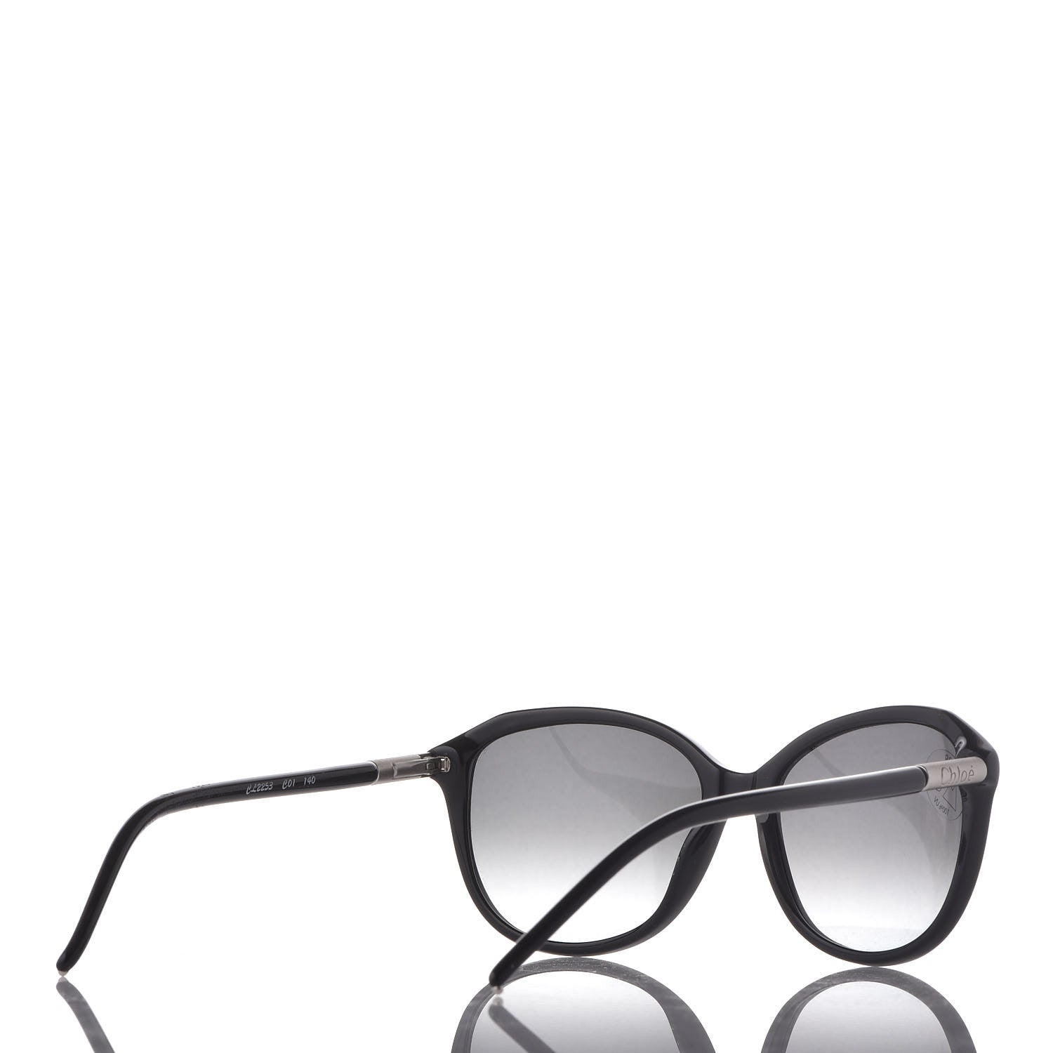Chloe Round Sunglasses CL2253 Black 4 of 8