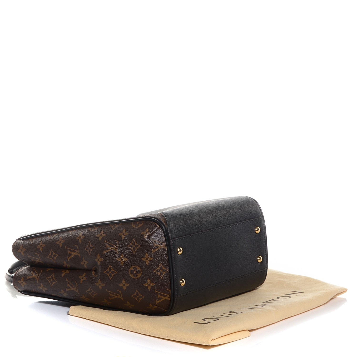 Louis Vuitton Calfskin Monogram Kimono Tote Black 4 of 8