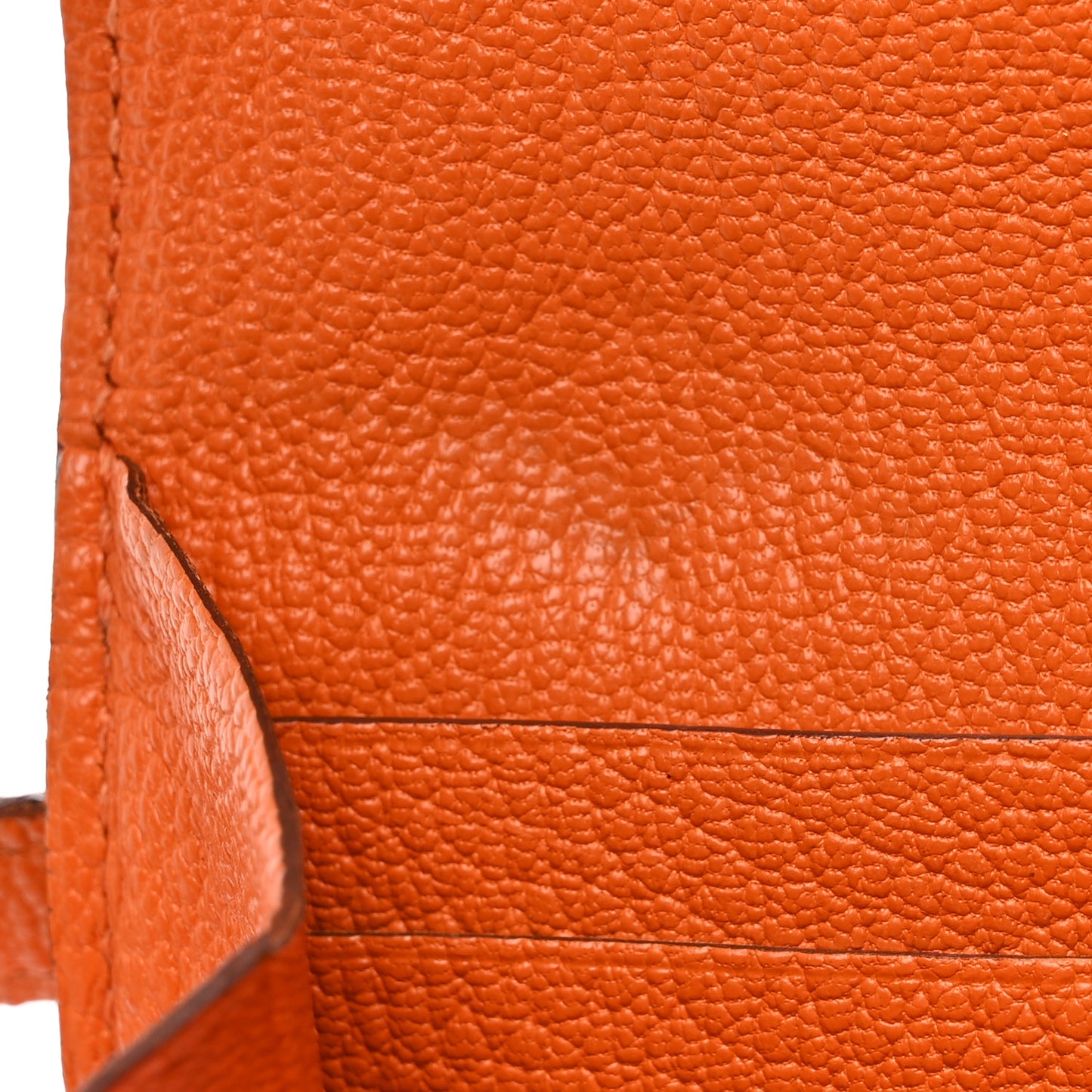 Chevre Mysore Kelly Longue Wallet Orange
