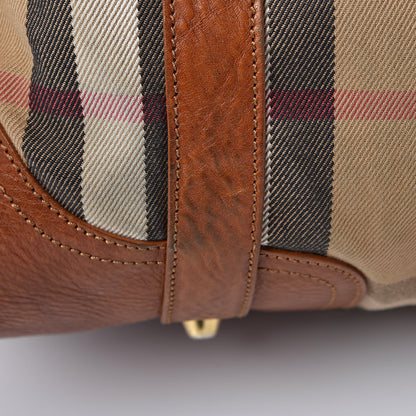 Burberry House Check Bridle Calfskin Hobo Brown 15 of 15
