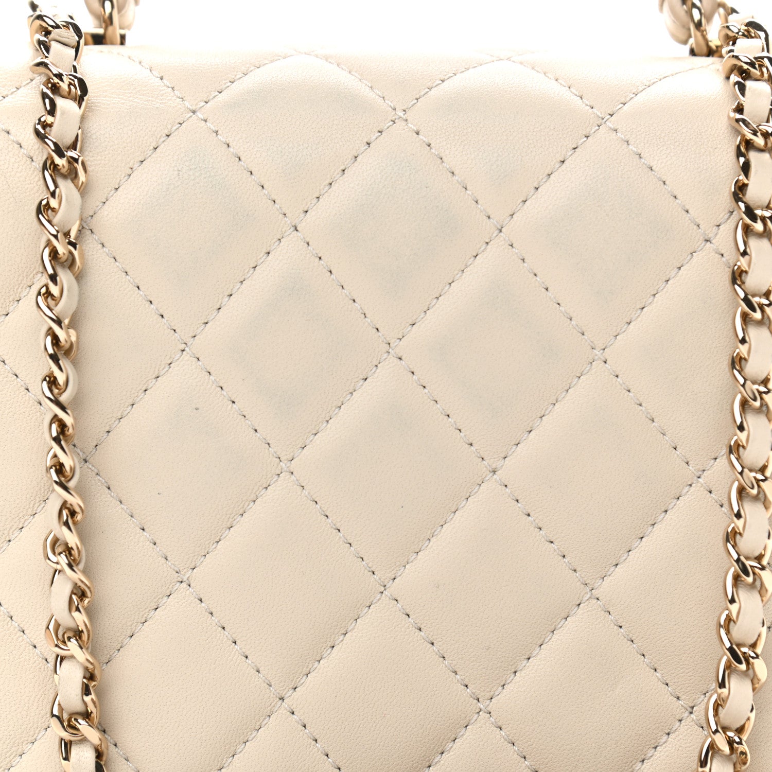 Chanel Lambskin Quilted Mini Citizen Chic Flap Ivory 11 of 11