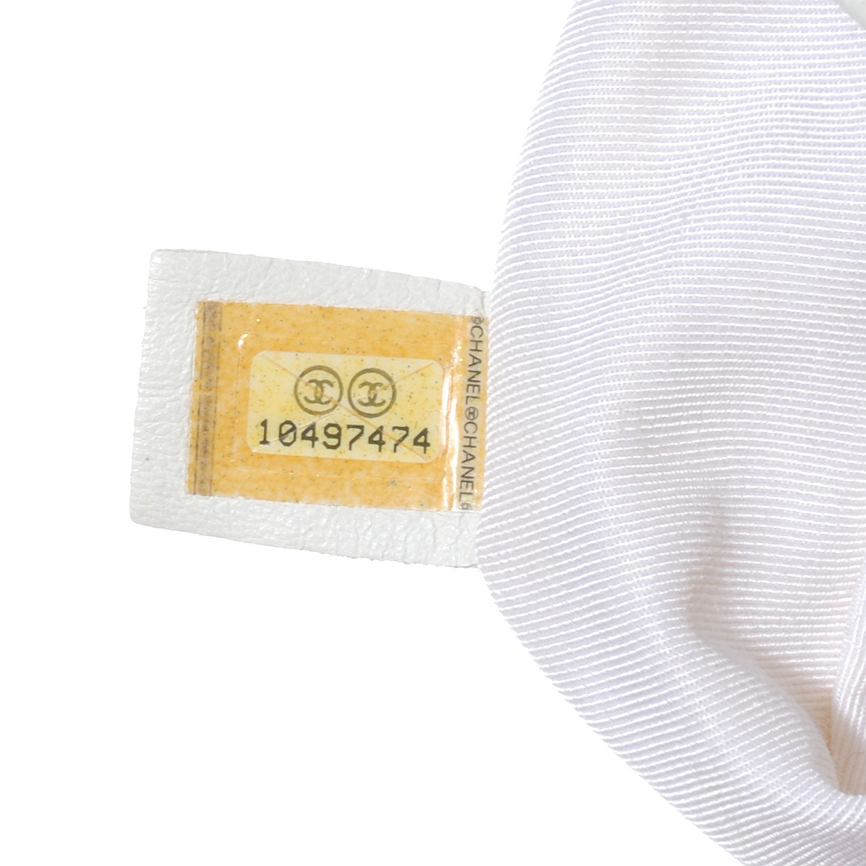 Caviar Quilted Small Pochette Bag White