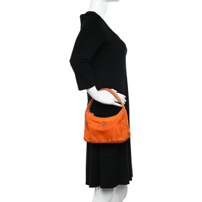 Prada Tessuto Nylon Sport Mini Shoulder Bag Arancio 2 of 16