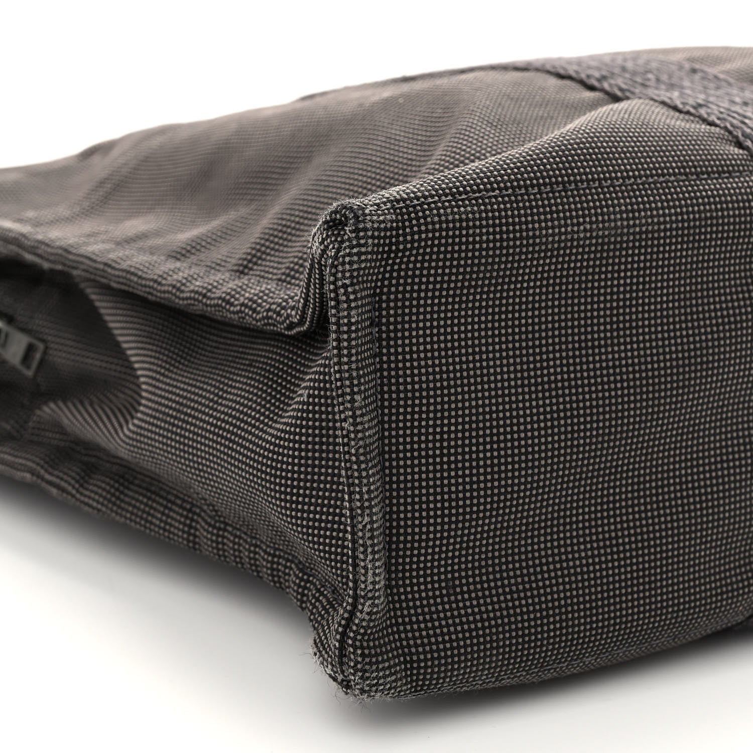 Hermes Toile Fourre Tout MM Grey Black 8 of 9