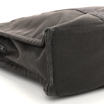 Hermes Toile Fourre Tout MM Grey Black 8 of 9