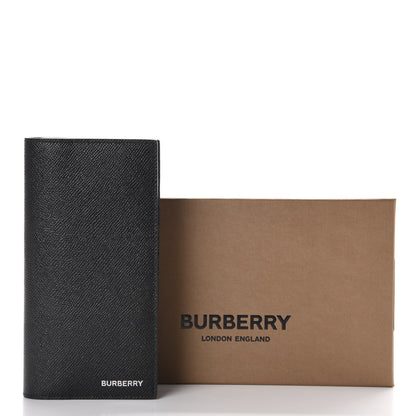 Burberry Grainy Calfskin Continental Flap Wallet Black 9 of 9