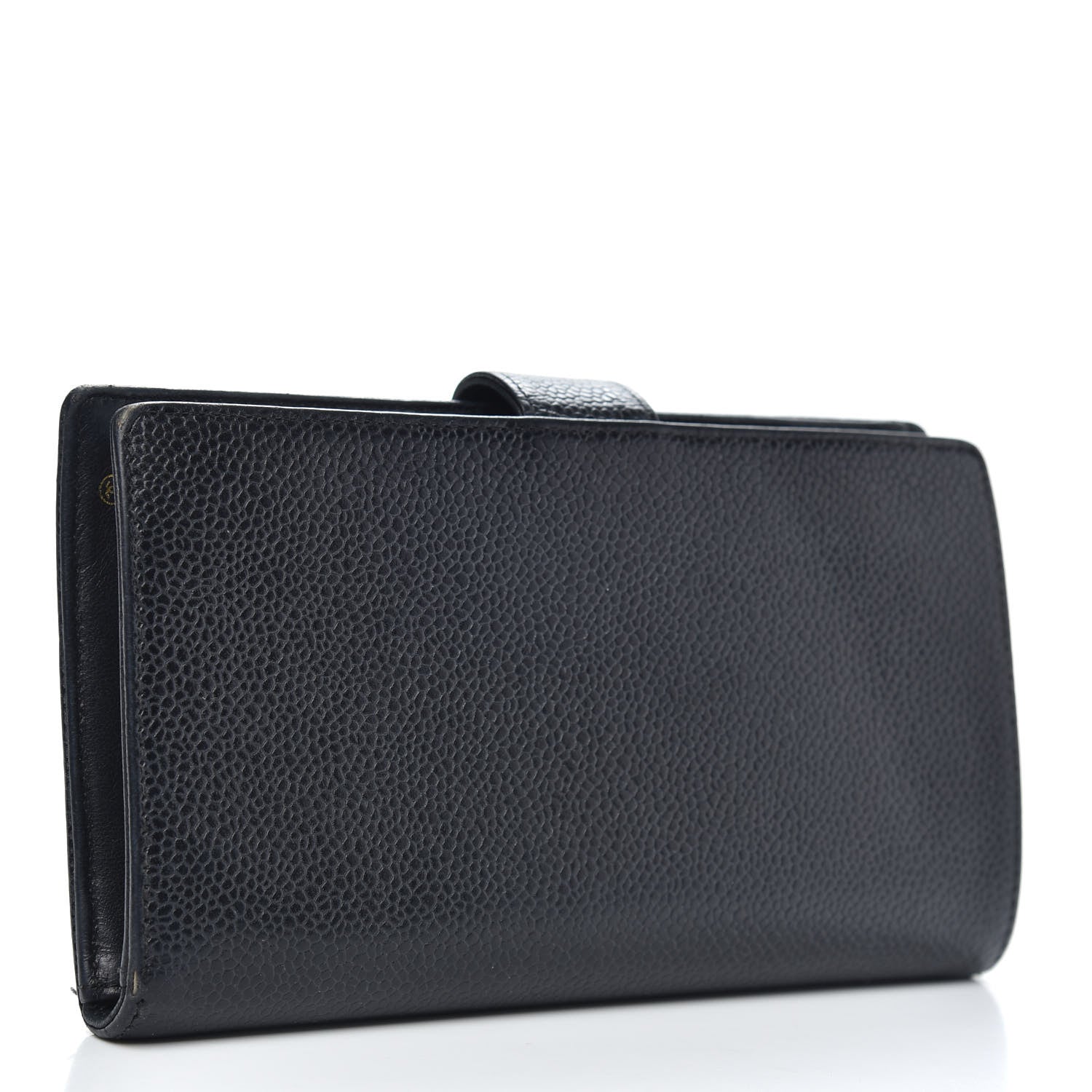 Chanel Caviar Timeless CC French Wallet Black 3 of 12