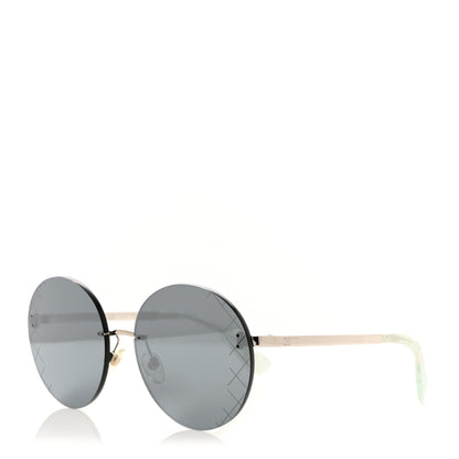 Chanel Mirrored Round Sunglasses 4216 Purple 1 of 7