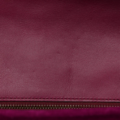 Gucci Velvet Matelasse Loved Embroidered Medium GG Marmont Shoulder Bag Fuchsia Violet Cyclamen 11 of 12