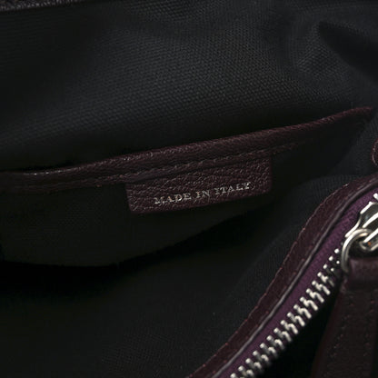Burberry Goatskin Vintage Check Medium Banner Tote Deep Claret 7 of 10