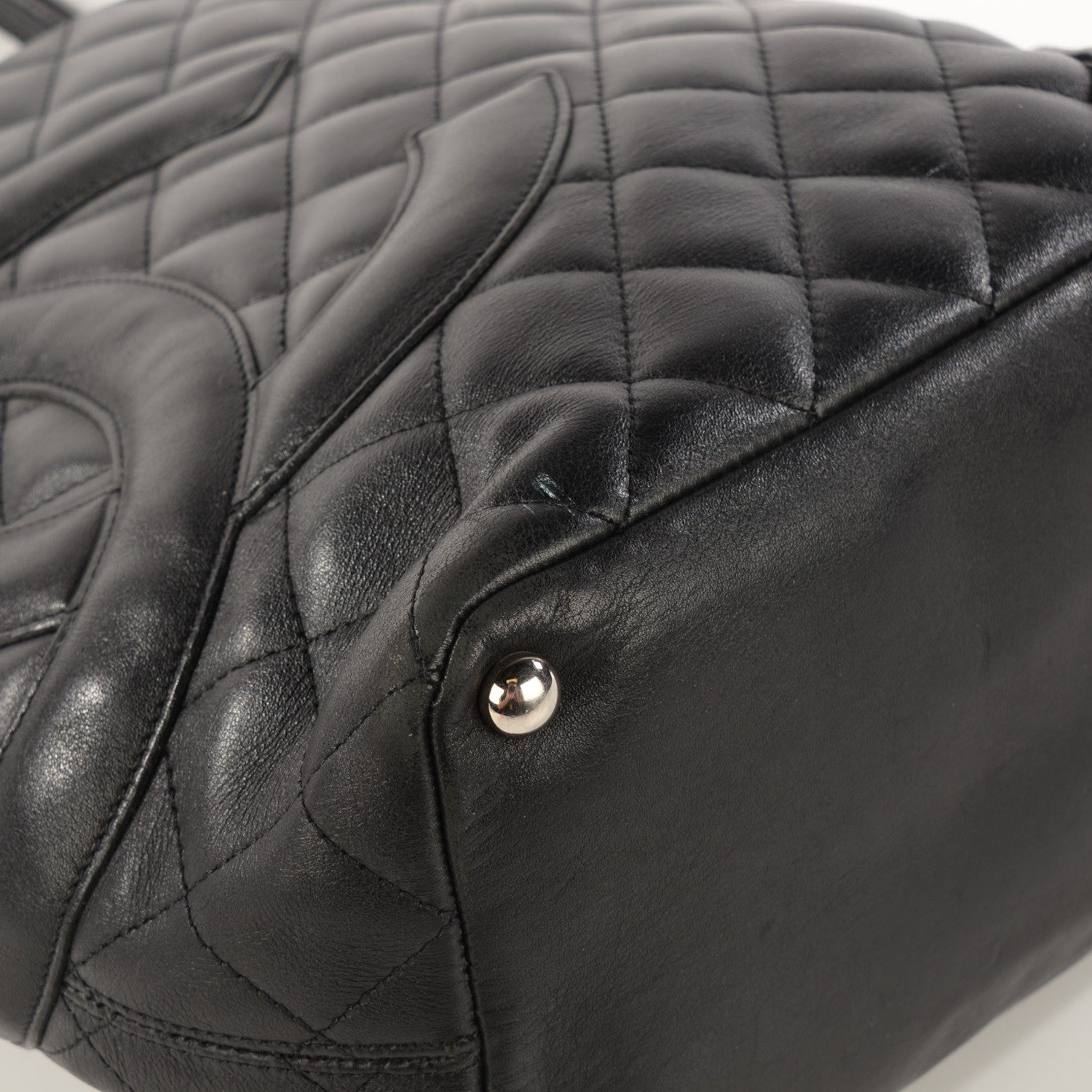 Chanel Calfskin Quilted Medium Cambon Tote Black 10 of 10