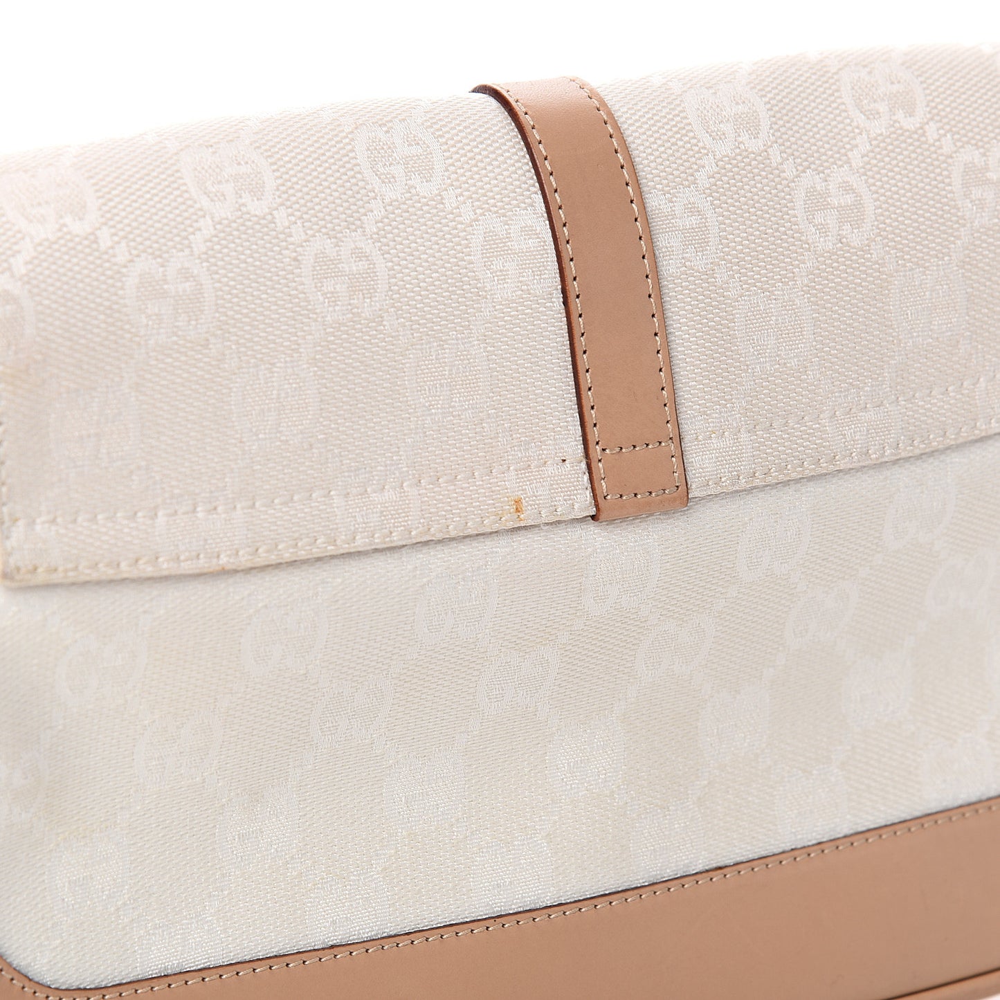 Monogram Small Jackie O Hobo White Brown