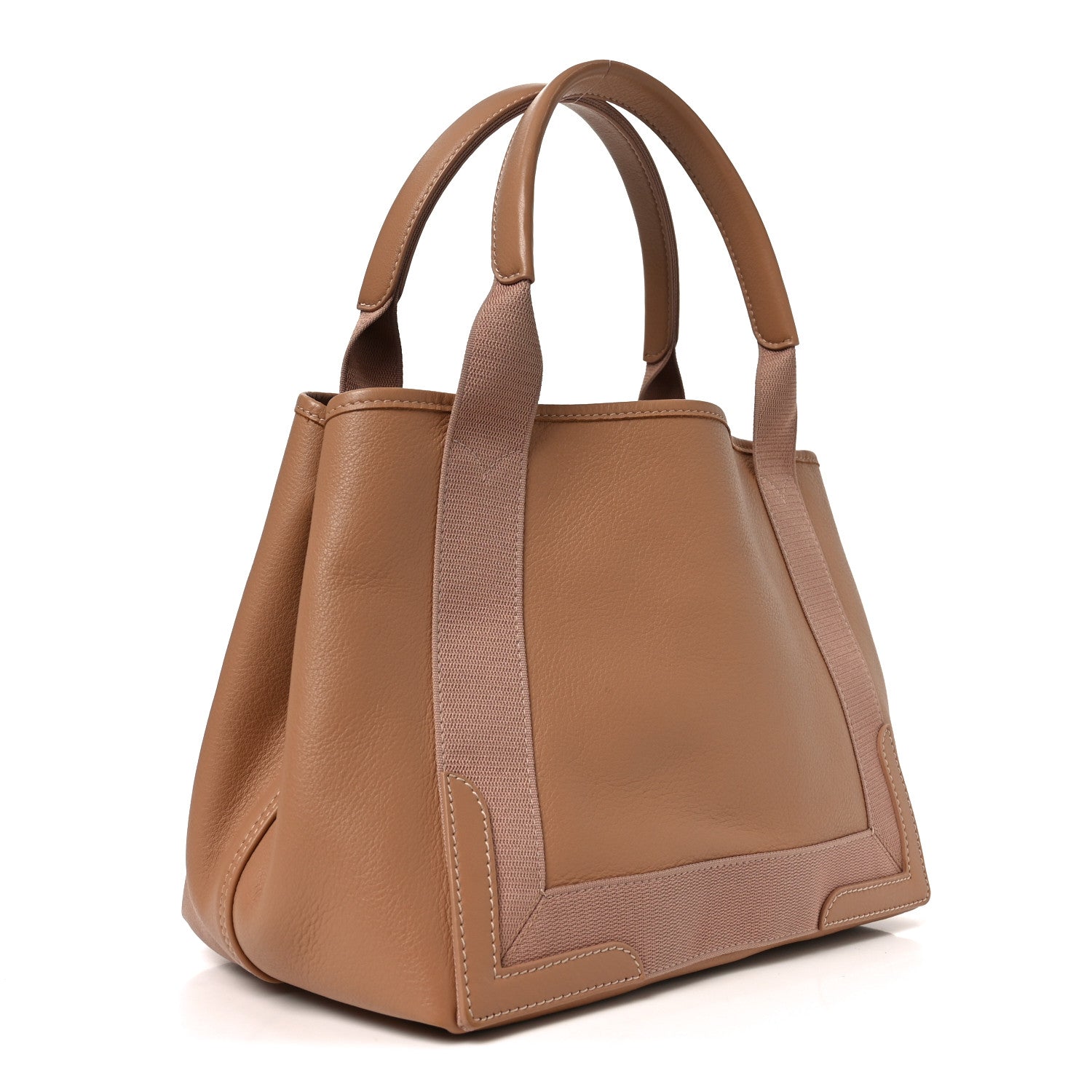 Balenciaga Nappa S Navy Cabas Beige Latte 4 of 10
