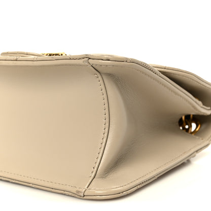 Salvatore Ferragamo Calfskin Quilted Gancini Flap Bag Peony 10 of 12