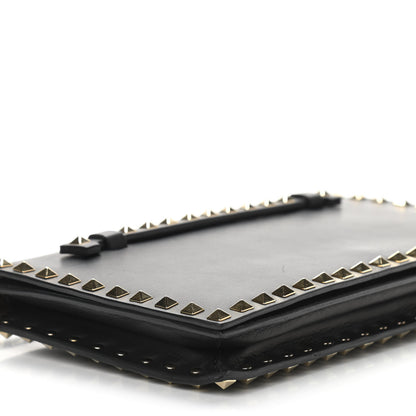 Valentino Garavani Nappa Rockstud Wristlet Clutch Black 8 of 9