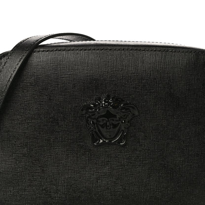 Versace Grained Calfskin Palazzo Camera Bag Black 6 of 10