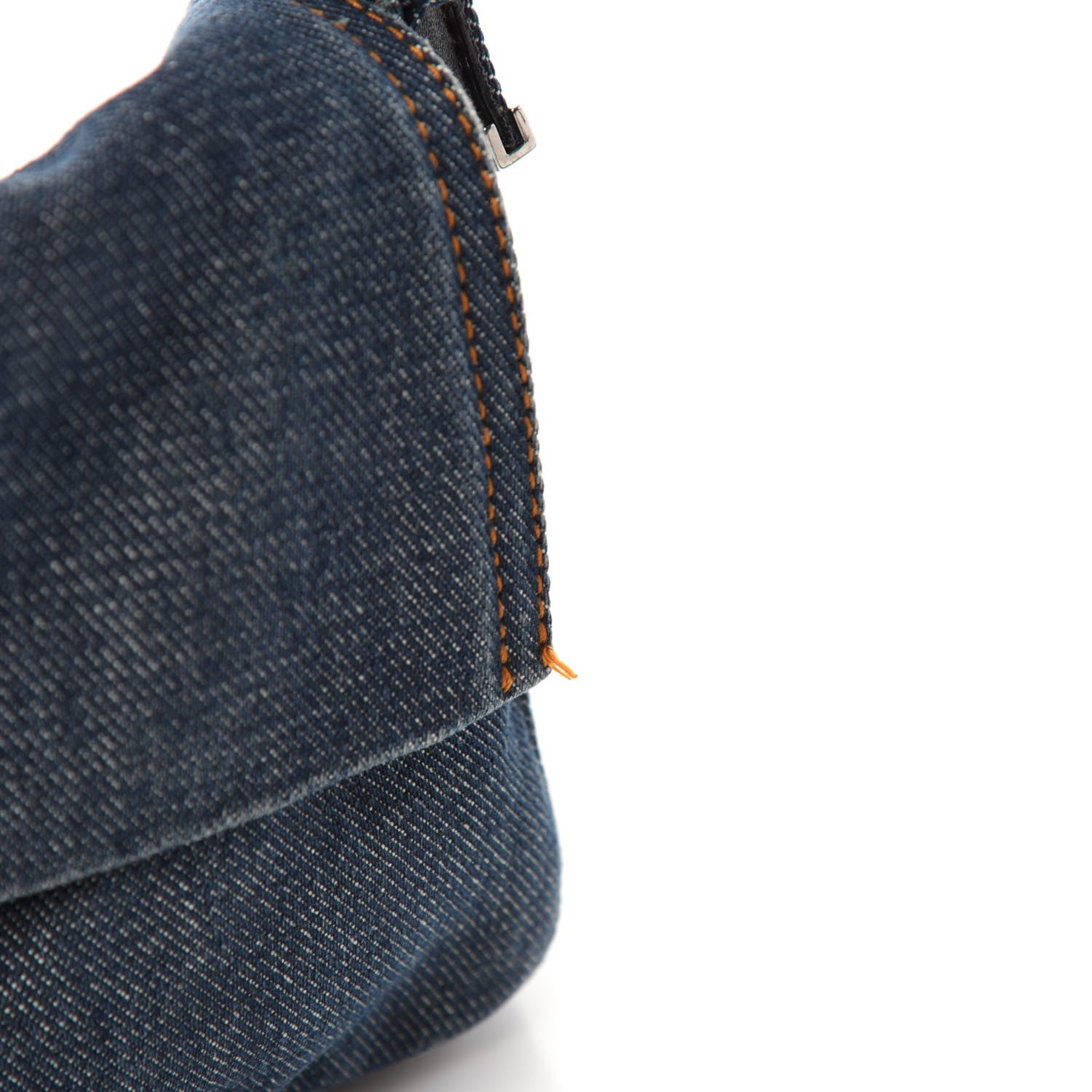 Fendi Denim Baguette Blue 8 of 12