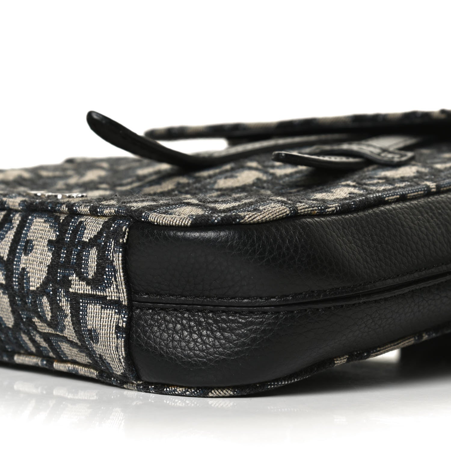 Christian Dior Oblique Saddle Pouch Blue 9 of 11