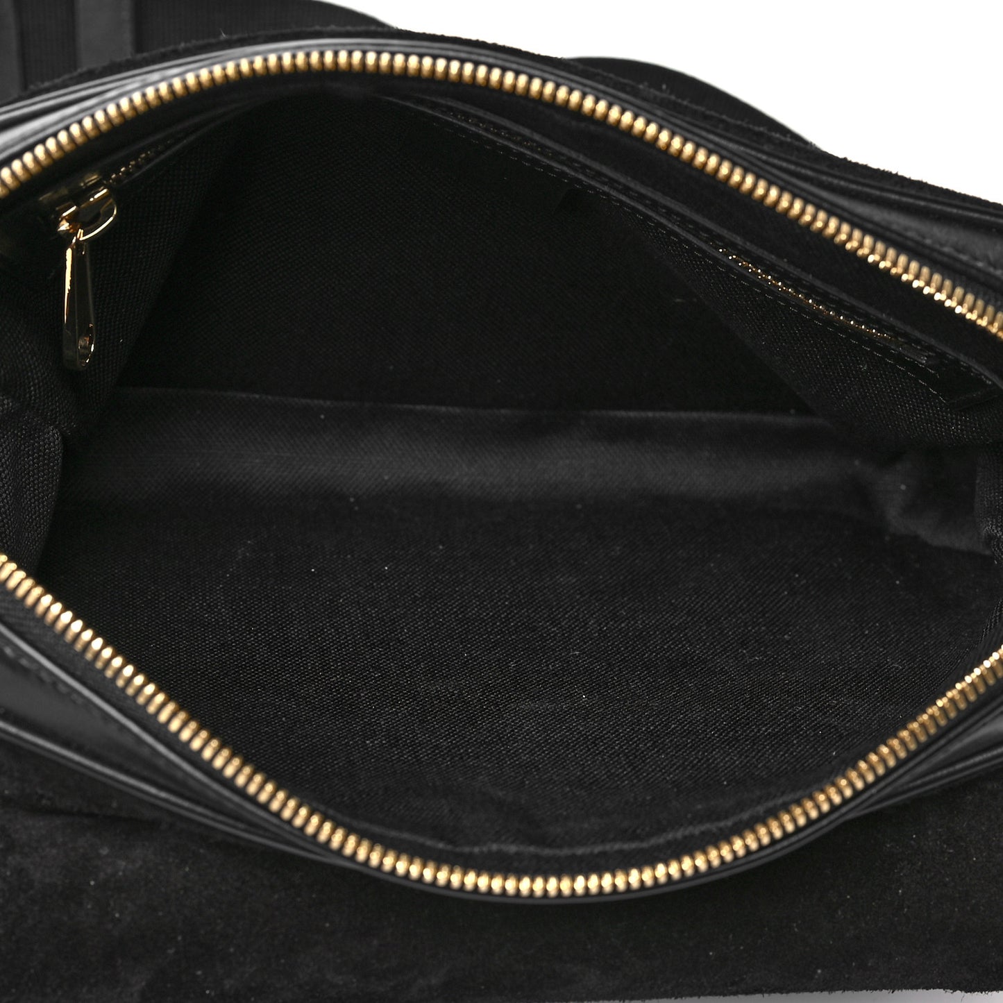 Calfskin Suede Morpheus Messenger Bag Black