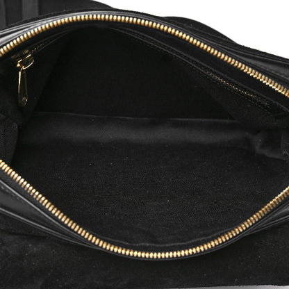 Gucci Calfskin Suede Morpheus Messenger Bag Black 5 of 11