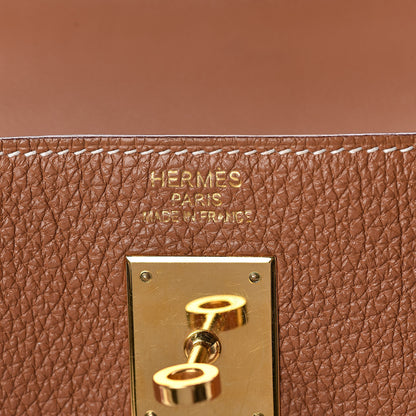 Hermes Togo Kelly Retourne 40 Gold 8 of 39