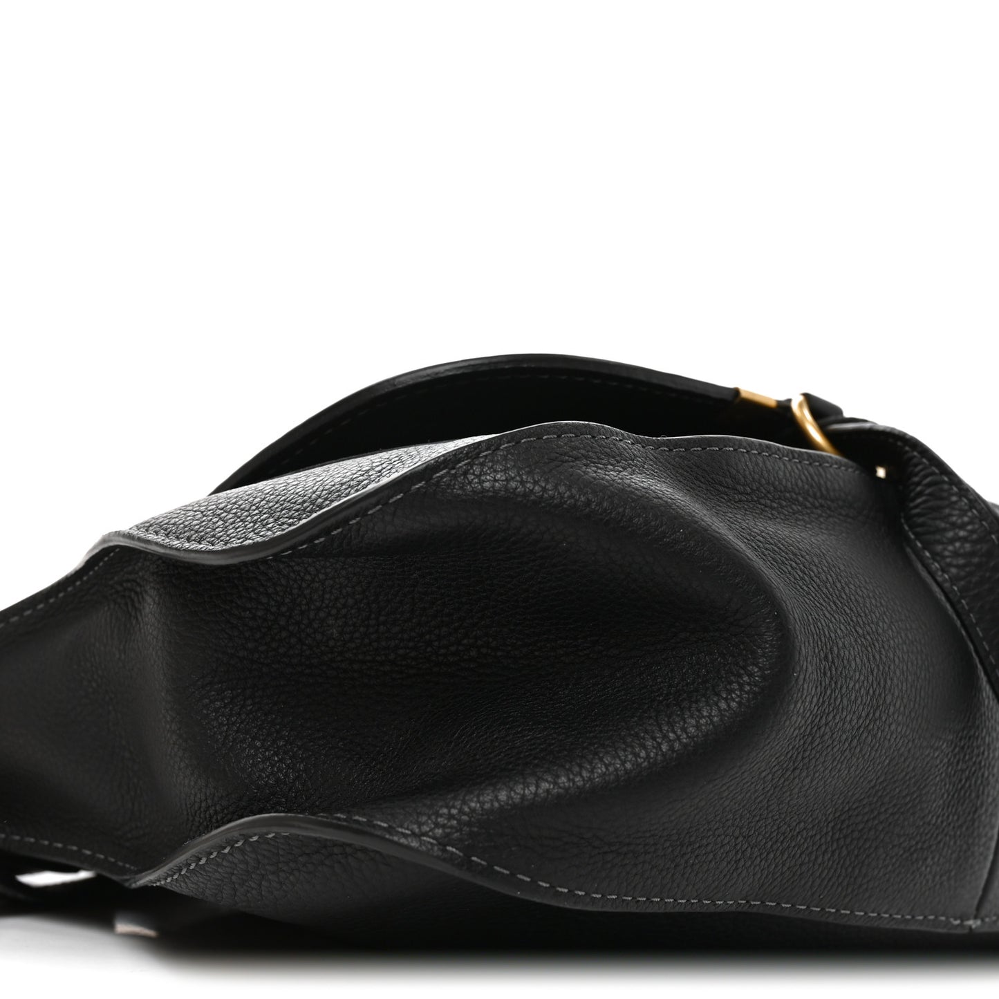Calfskin Medium Marcie Satchel Black