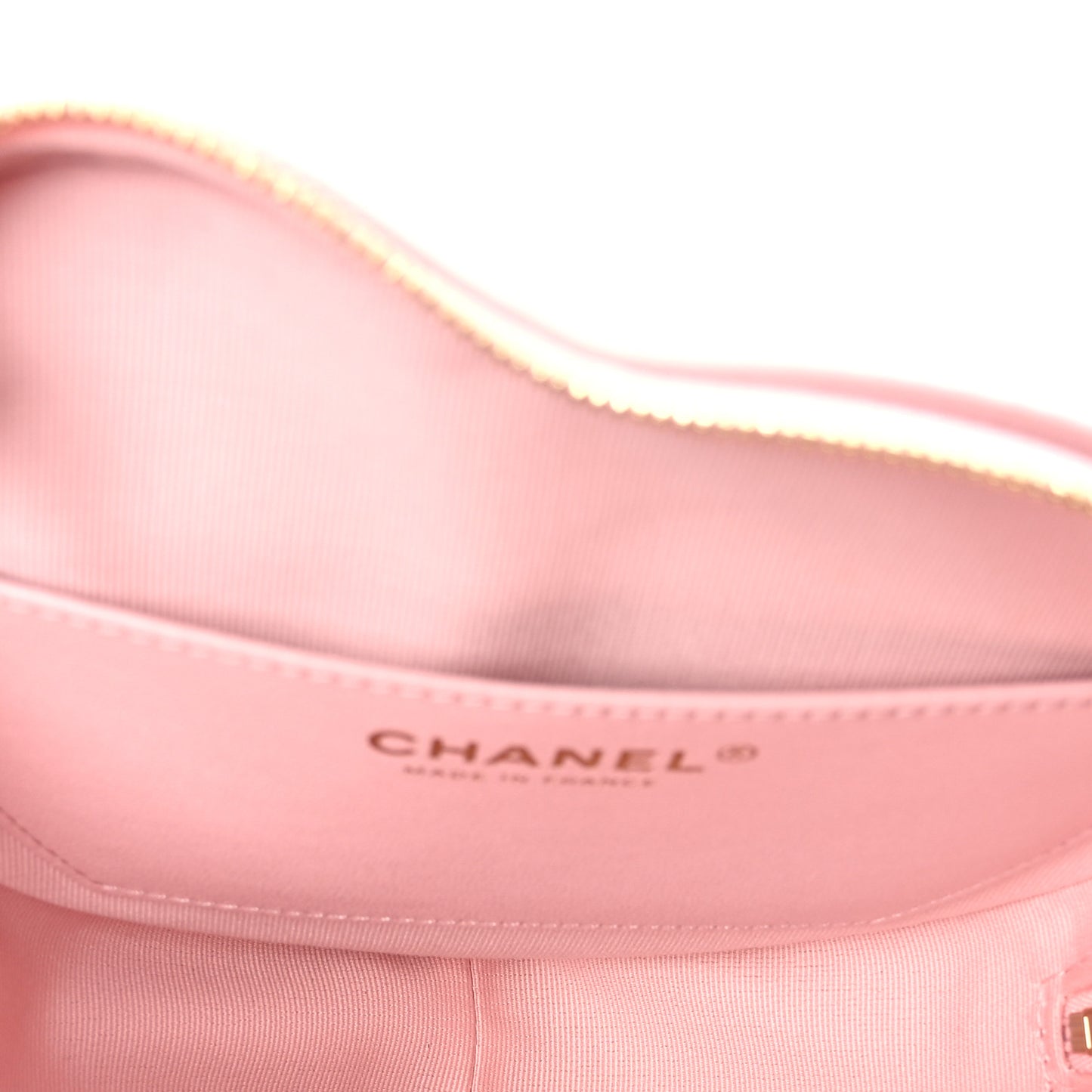 Lambskin Quilted Large CC In Love Heart Bag Light Pink