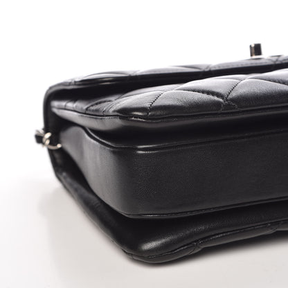 Chanel Lambskin Quilted Small Trendy CC Dual Handle Flap Bag Black 8 of 12