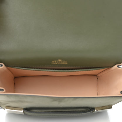 Delvaux Patent Calfskin Suede Mini Madame Crossbody Kaki 5 of 8