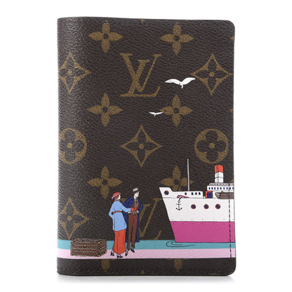 Louis Vuitton Monogram 2016 Christmas Animation Passport Cover Rose Ballerine 1 of 8