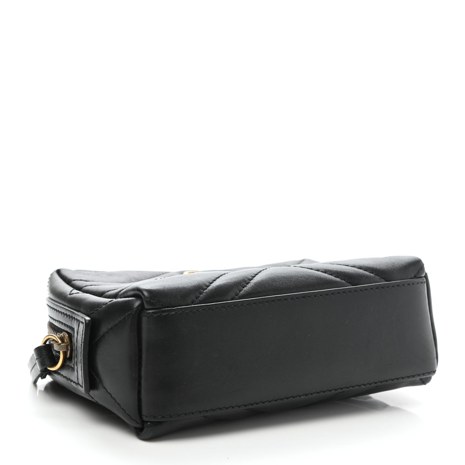 Gucci Calfskin Matelasse GG Marmont Cosmetic Case Black 4 of 7