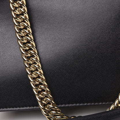 Fendi Vitello Liberty FF 1974 Embossed Small Kan I Shoulder Bag Black 10 of 11
