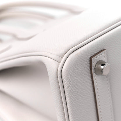 Hermes Epsom Birkin 30 Gris Pale 10 of 12