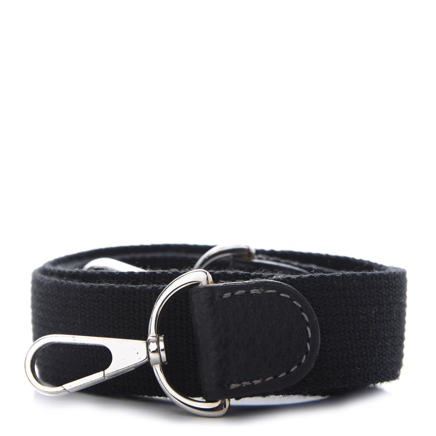 Hermes Toile Taurillon Clemence Shoulder Strap Black 1 of 4