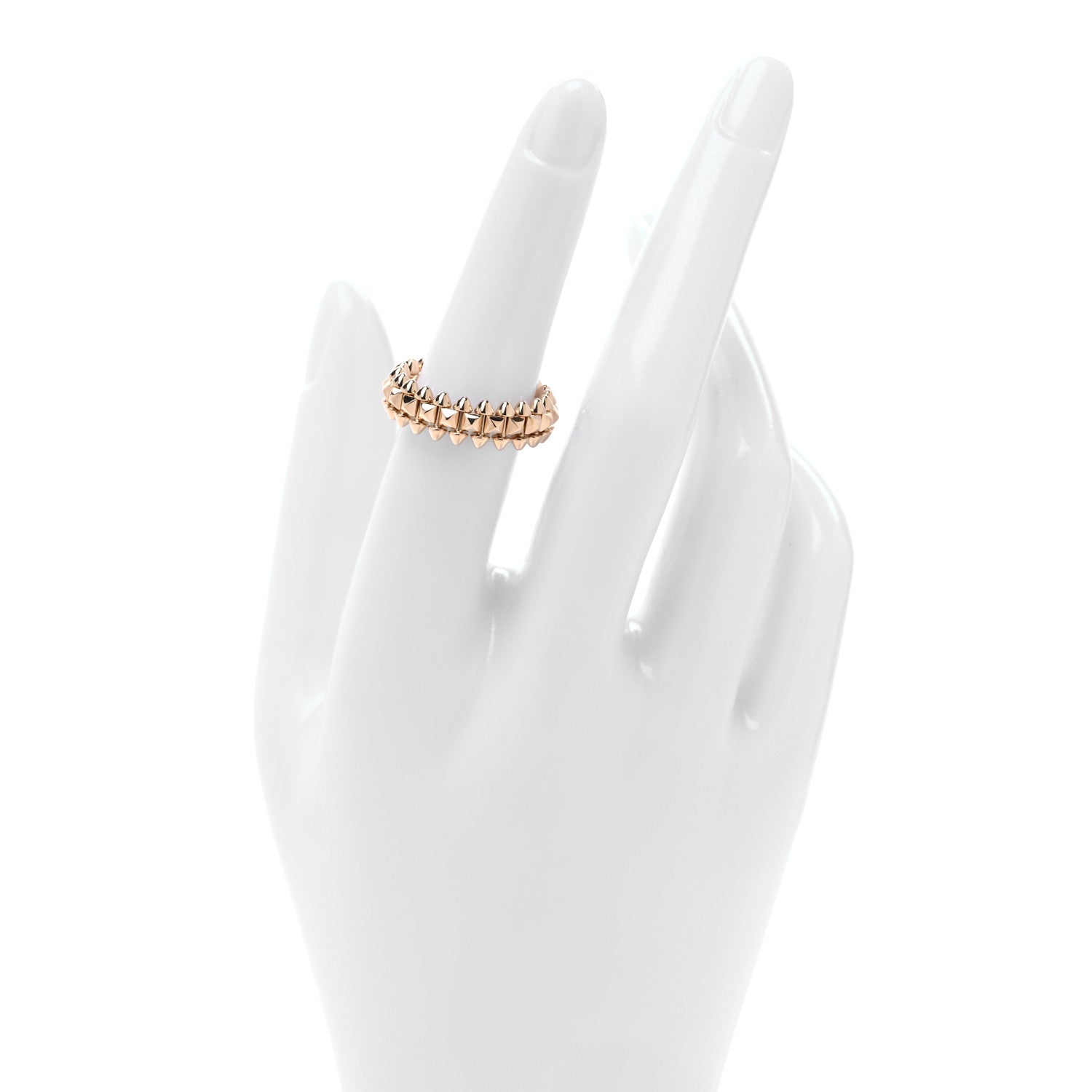 Cartier 18K Pink Gold SM Clash De Cartier Ring 52 6 2 of 5