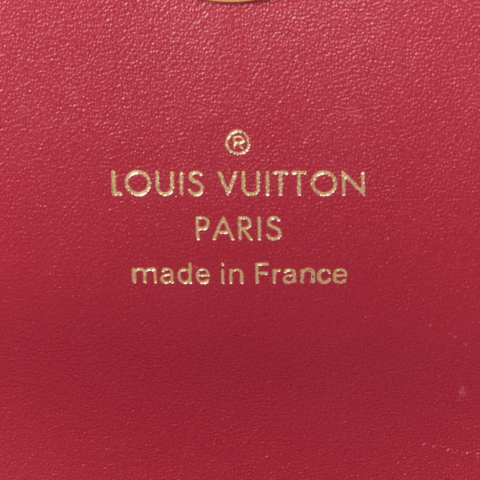 Louis Vuitton Monogram Flore Chain Wallet Fuchsia 8 of 8