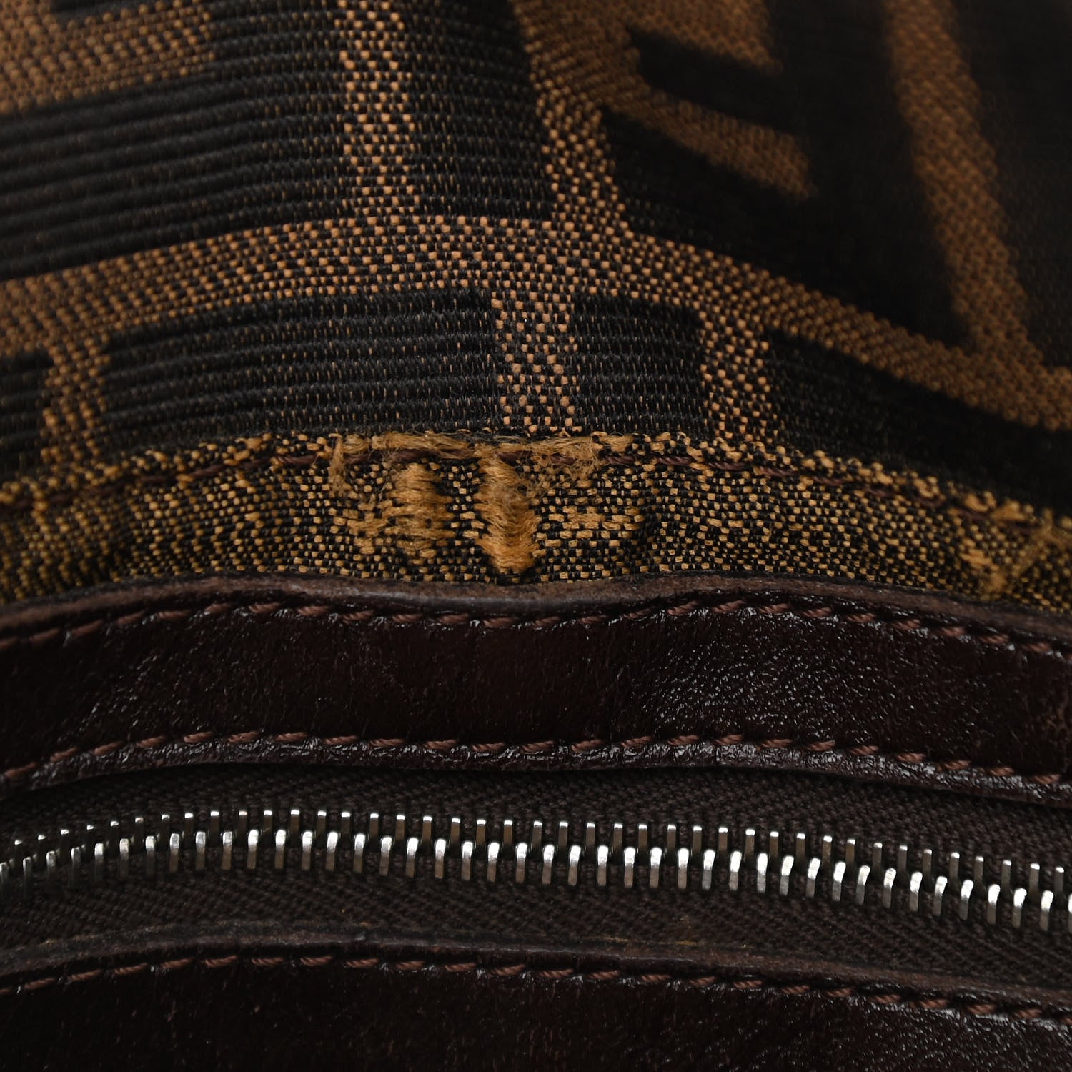 Fendi Zucca Baguette Brown 10 of 10