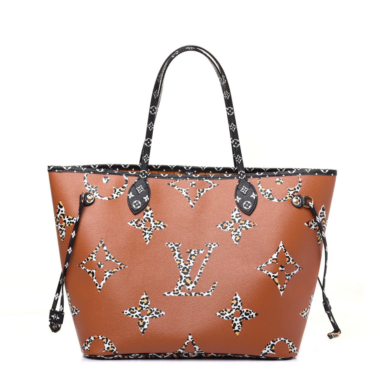 Monogram Giant Jungle Neverfull MM Black