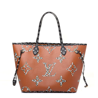 Louis Vuitton Monogram Giant Jungle Neverfull MM Black 11 of 14