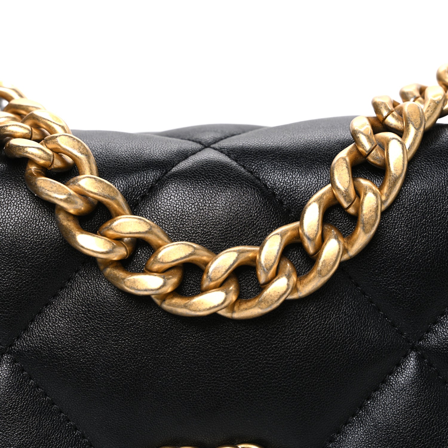 Chanel Lambskin Quilted Medium Chanel 19 Flap Black 8 of 11