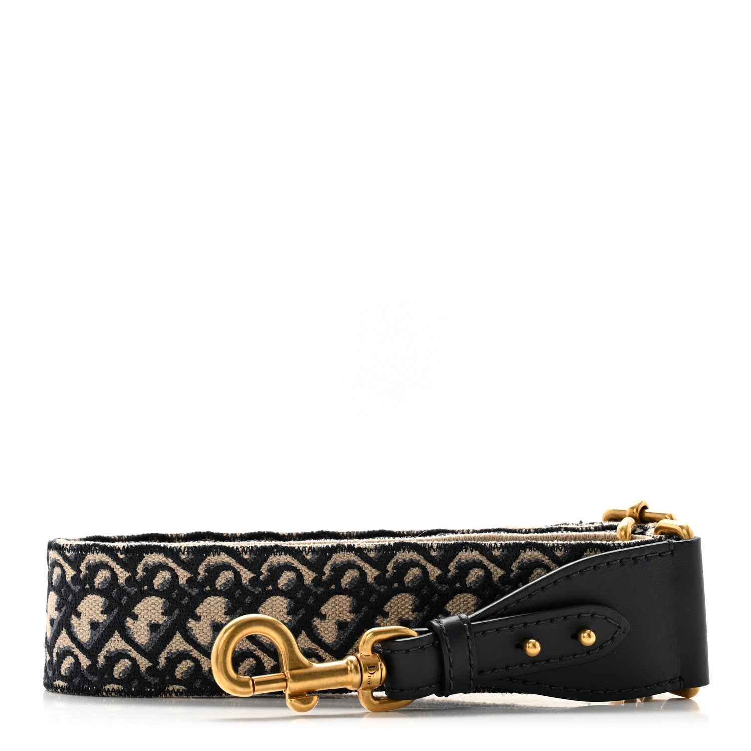 Christian Dior Oblique Shoulder Strap Blue 1 of 4