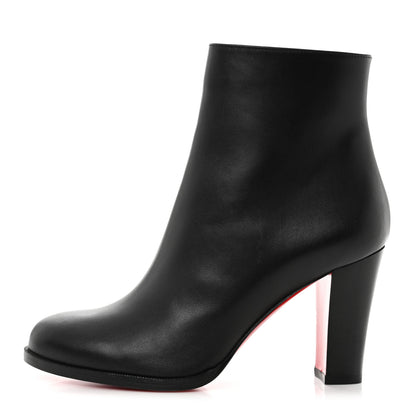 Christian Louboutin Calfskin Adox 85 Ankle Boots 37.5 Black 1 of 7