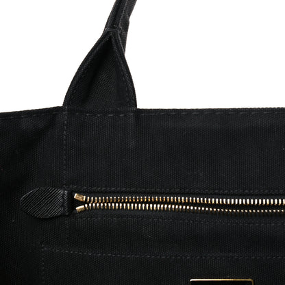 Prada Canapa Logo Tote Black 13 of 18