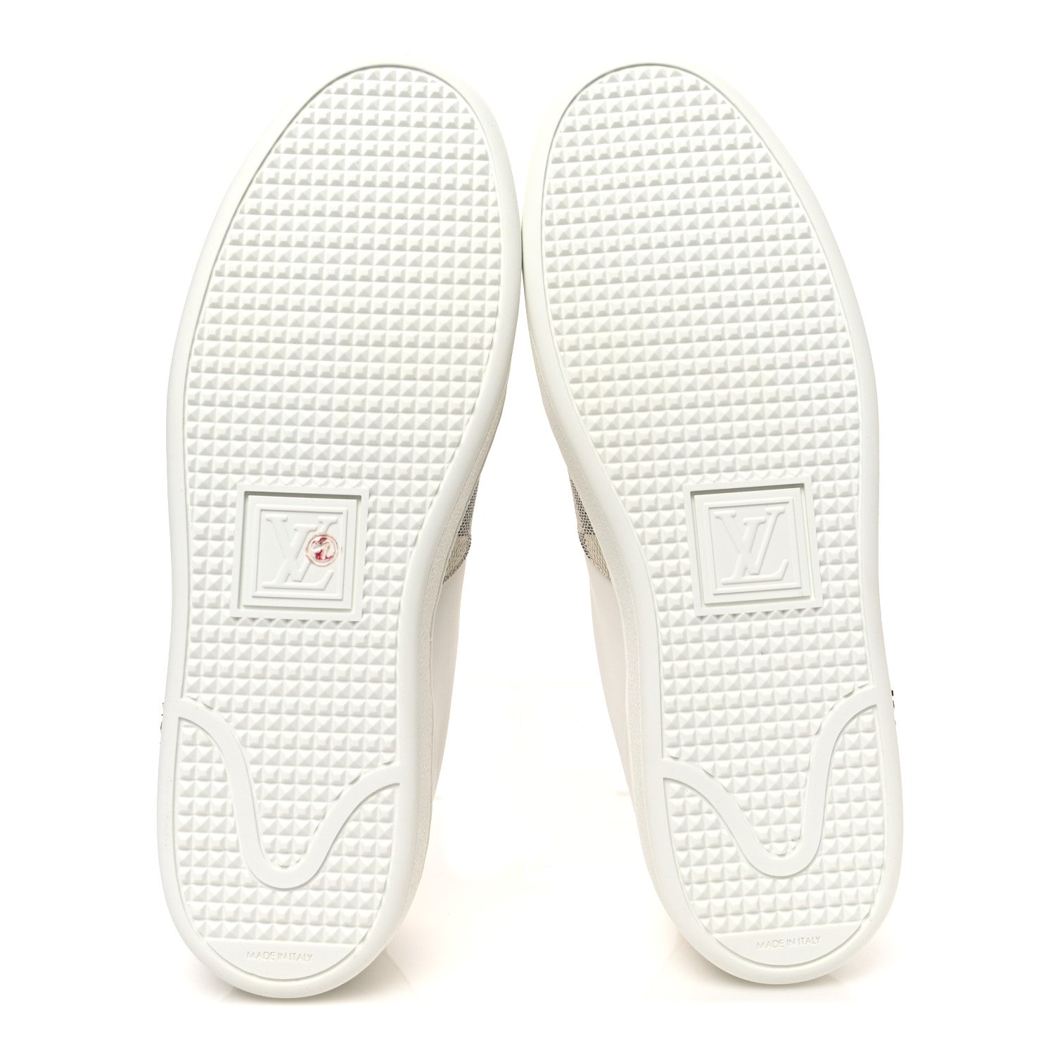 Louis Vuitton Damier Azur Front Row Sneaker 38 White 7 of 10