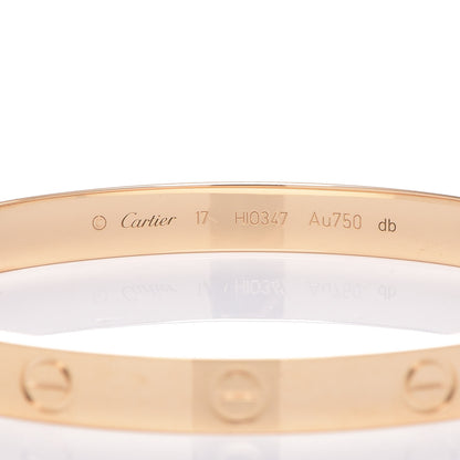 Cartier 18K Yellow Gold LOVE Bracelet 17 4 of 6