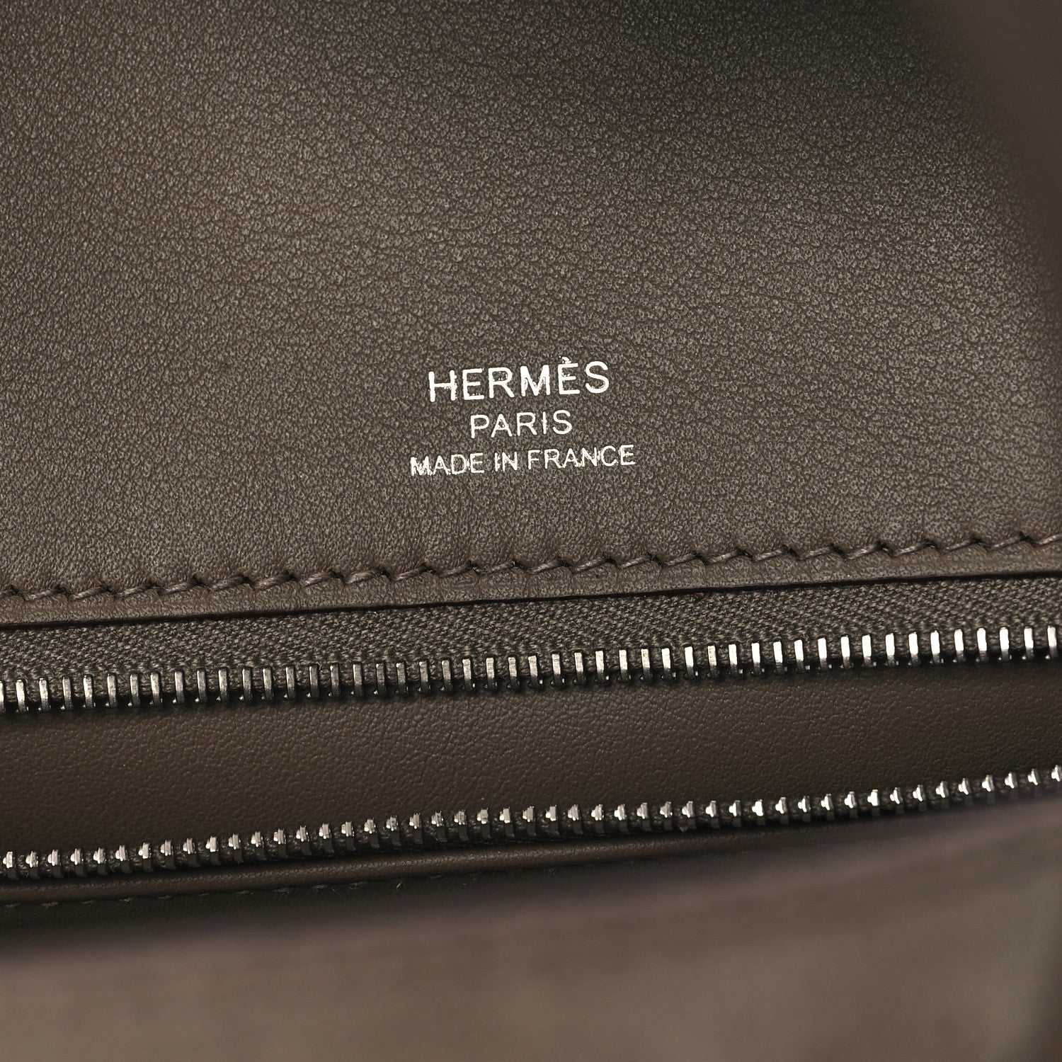 Hermes Veau Doblis Swift Grizzly Birkin 25 Gris Caillou Etoupe 7 of 11