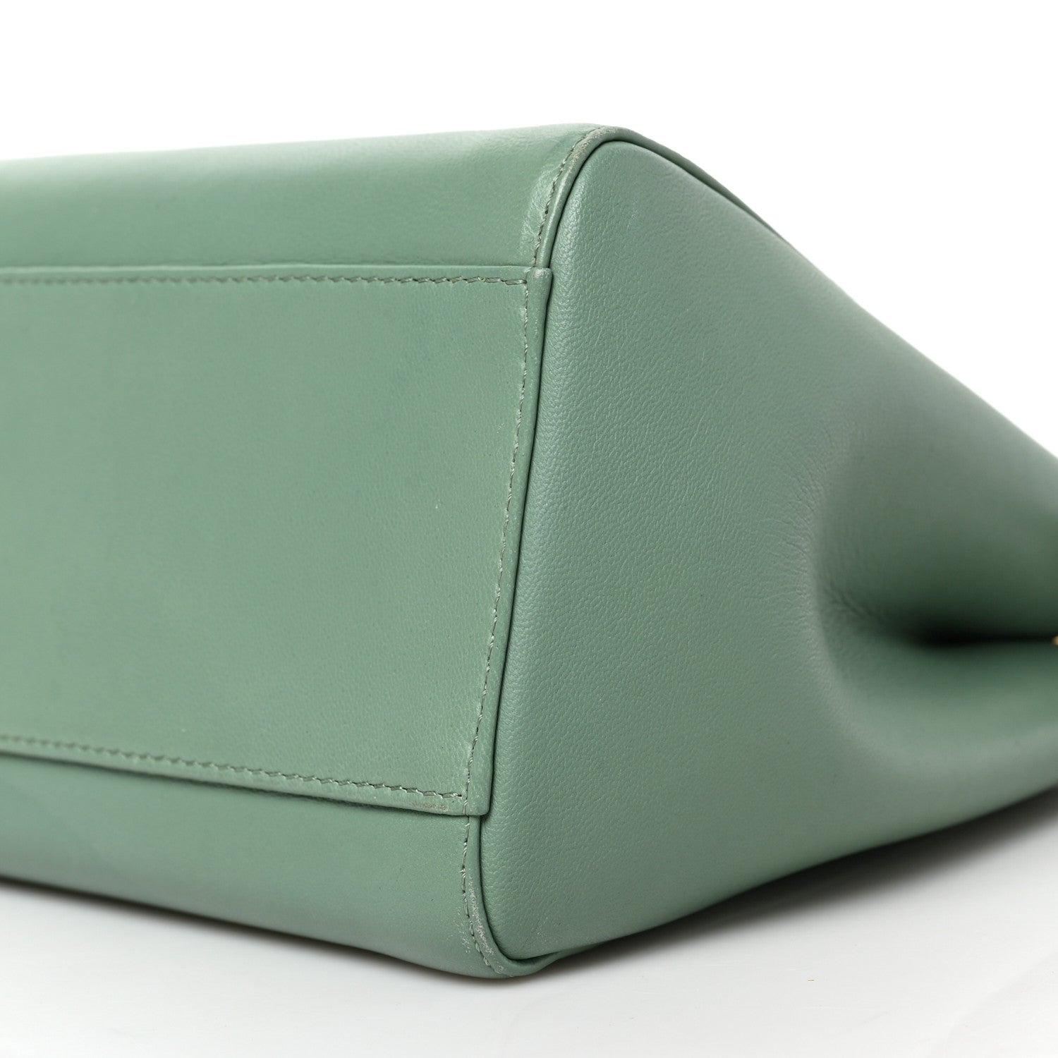 Fendi Nappa Mini Peekaboo Iconic Satchel Menta 8 of 8