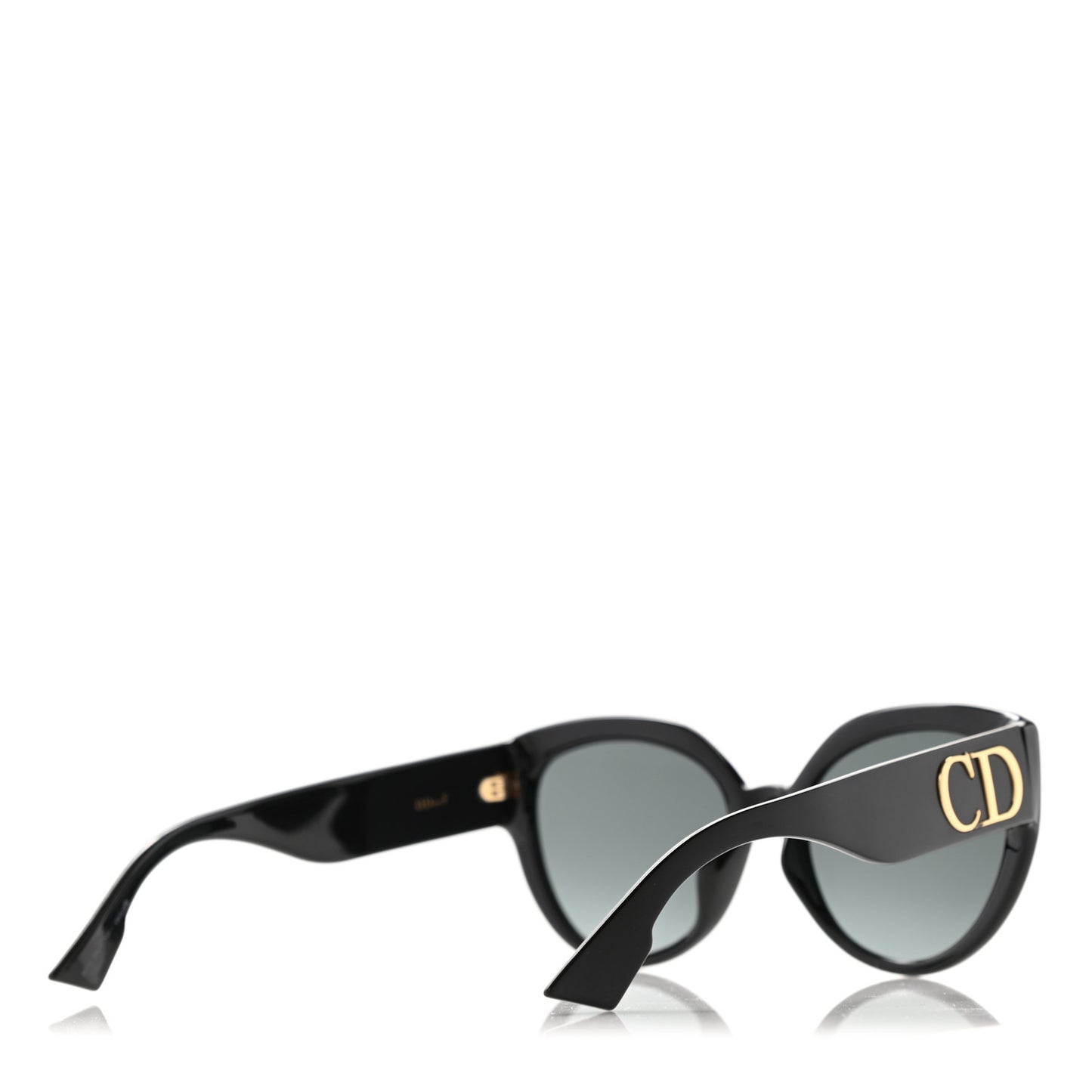 Acetate DDiorF Cat Eye Sunglasses Black