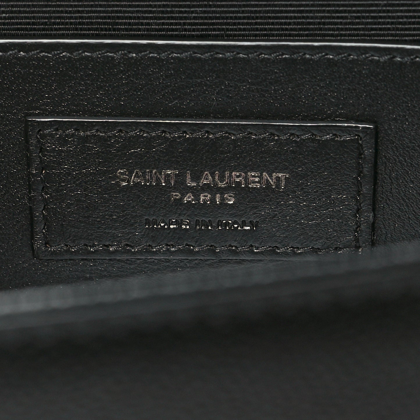 Grain De Poudre Medium Classic Monogram Monochrome Kate Satchel Black